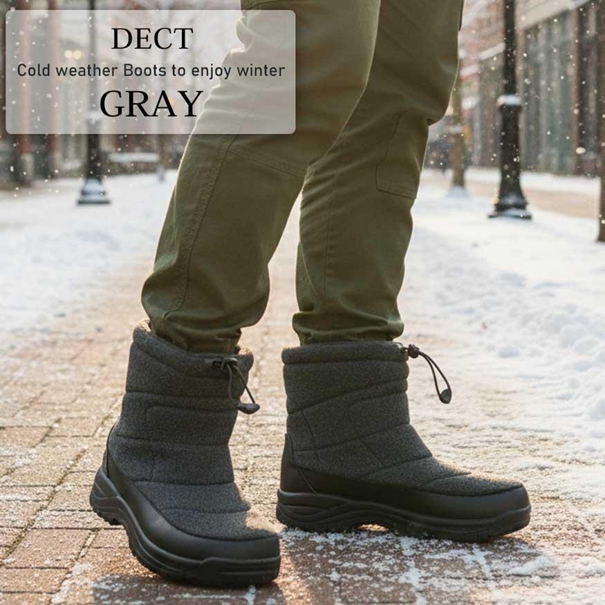 スノーブーツ スノーシューズ ブーツ メンズ レインブーツ ショート ミドル丈 雨靴 防水 防滑 撥水 防寒 軽量 厚底 DECT デクト ブランド |  | 18