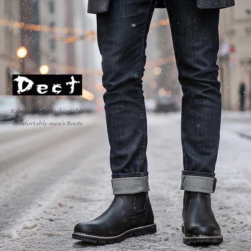 爆買 ブーツ メンズ レインブーツ スノーブーツ サイドゴアブーツ