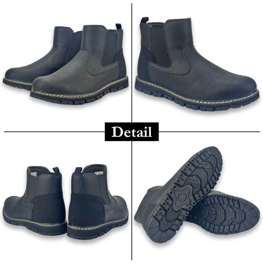 ブーツ メンズ レインブーツ スノーブーツ サイドゴアブーツ チェルシーブーツ ビジネス 雨靴 防水 防滑 大きいサイズ 29cm迄 DECT デクトブランド |  | 10