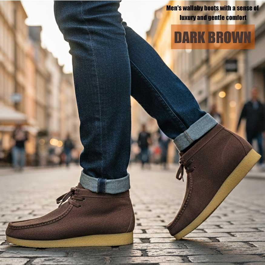 爆買 ブーツ メンズ ワラビーブーツ チャッカブーツ デザートブーツ ショートブーツ フェイクスエード 厚底 おしゃれ |  | 15
