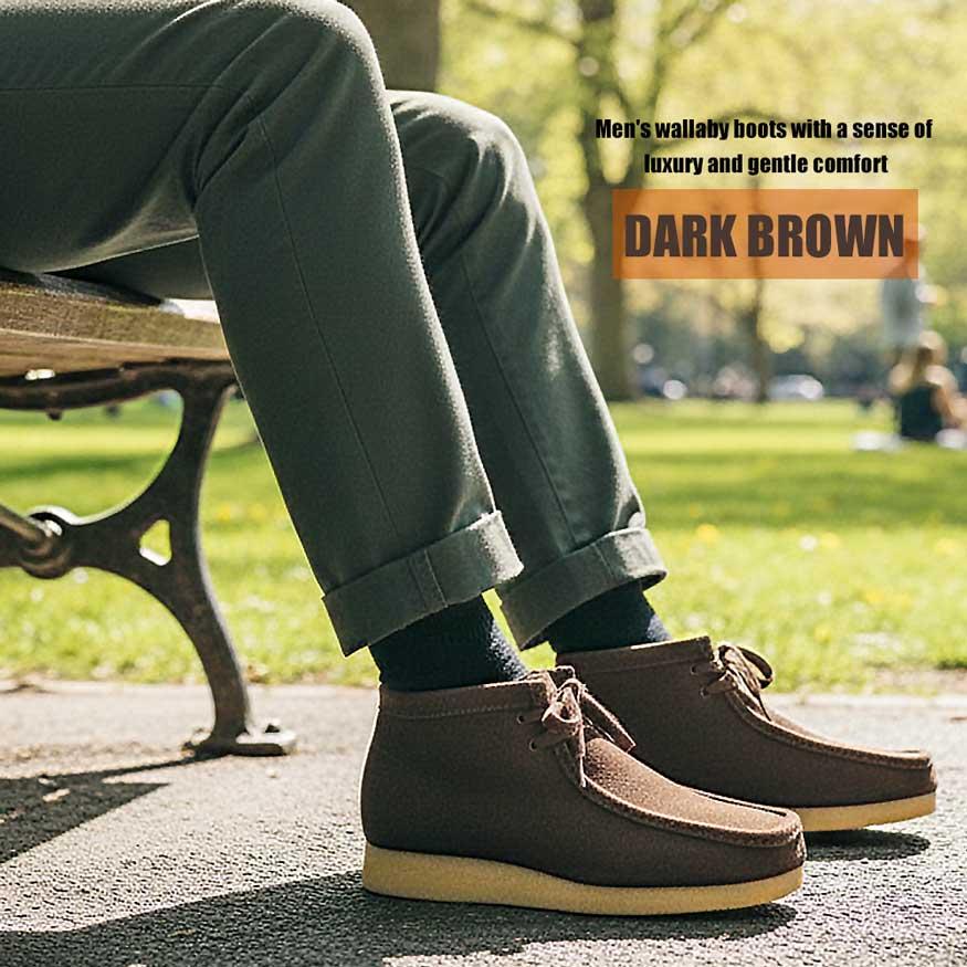 爆買 ブーツ メンズ ワラビーブーツ チャッカブーツ デザートブーツ ショートブーツ フェイクスエード 厚底 おしゃれ |  | 16