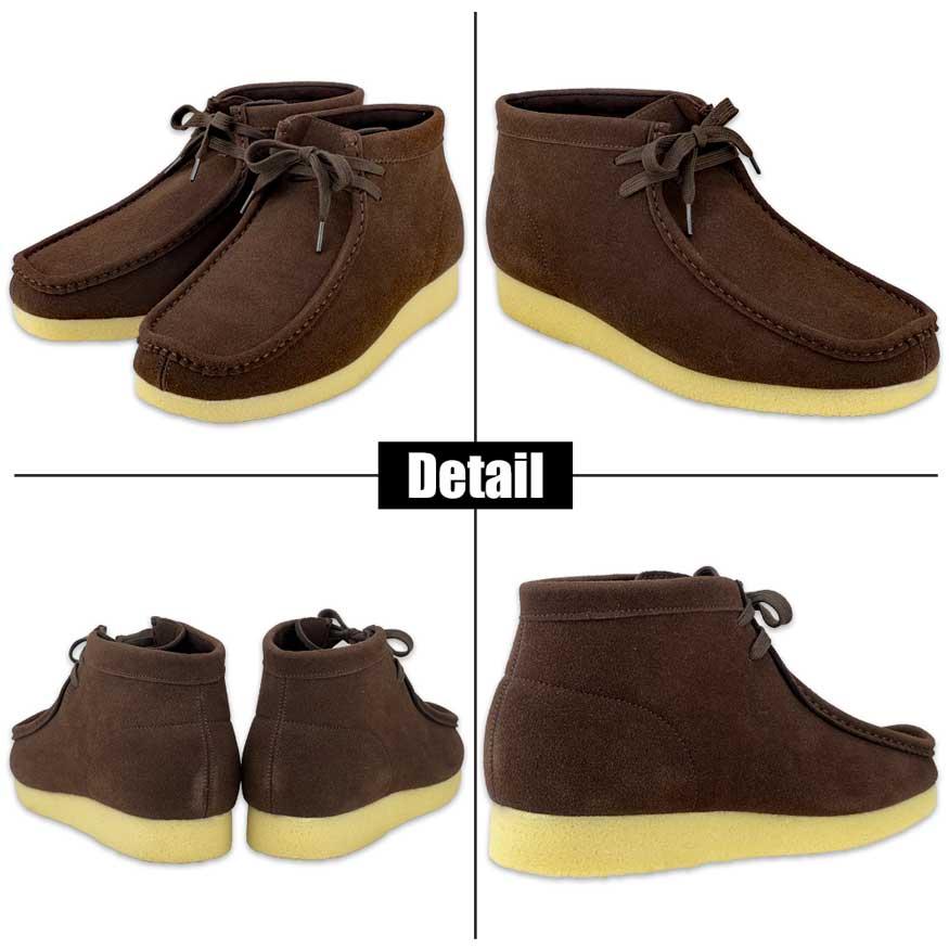 爆買 ブーツ メンズ ワラビーブーツ チャッカブーツ デザートブーツ ショートブーツ フェイクスエード 厚底 おしゃれ |  | 09