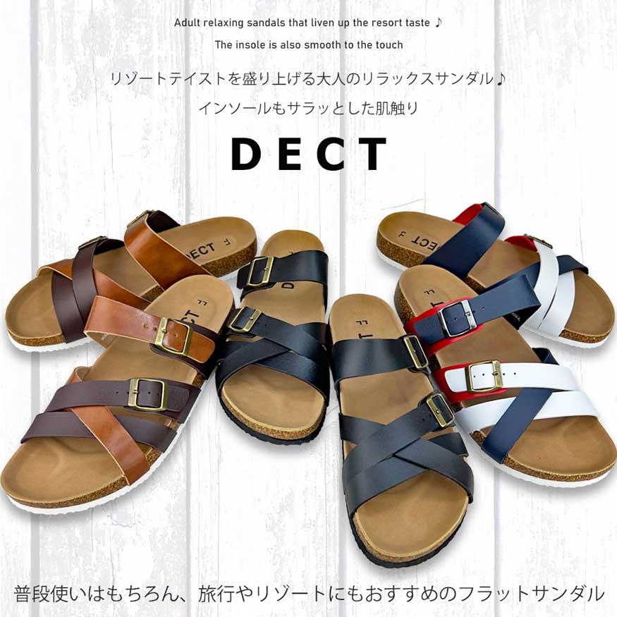 サンダル メンズ サボサンダル コンフォートサンダル フッドベッドサンダル スリッポン かかとなし 厚底 軽量 屈曲性 DECT デクトブランド |  | 11