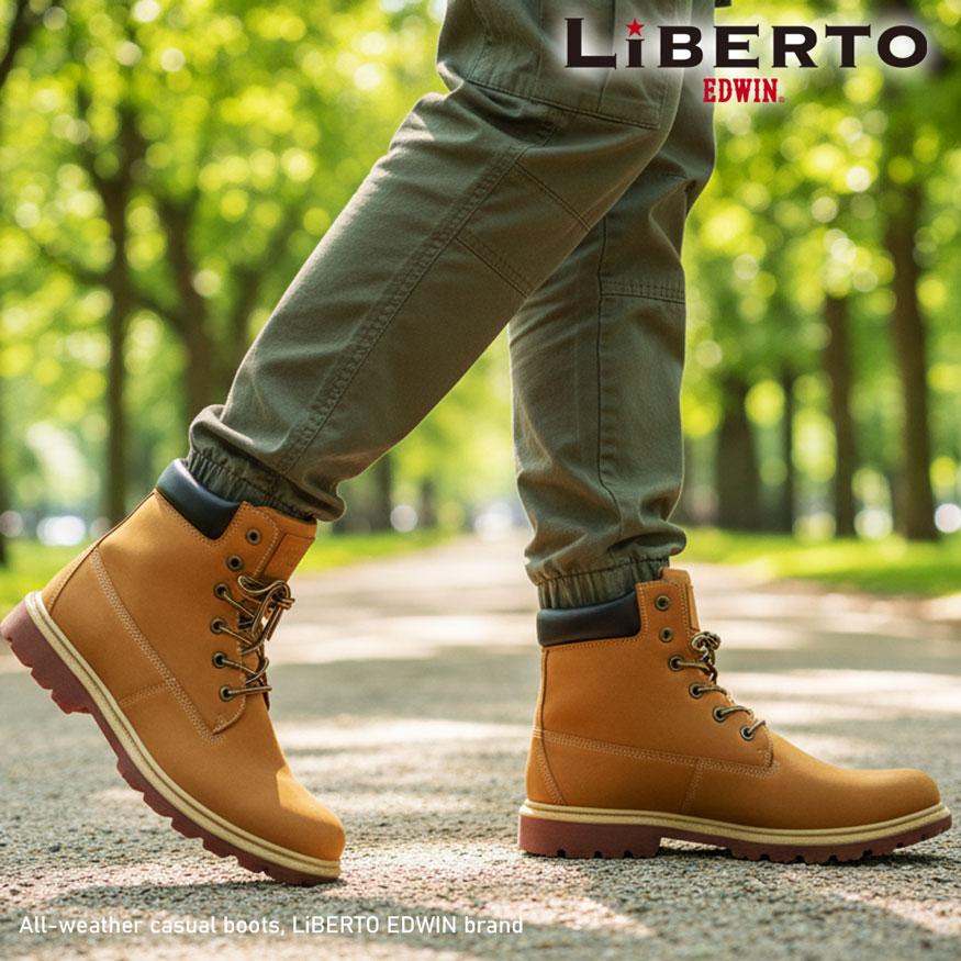 EDWIN（エドウィン） ブーツ イエローブーツ スノーブーツ メンズ 防水