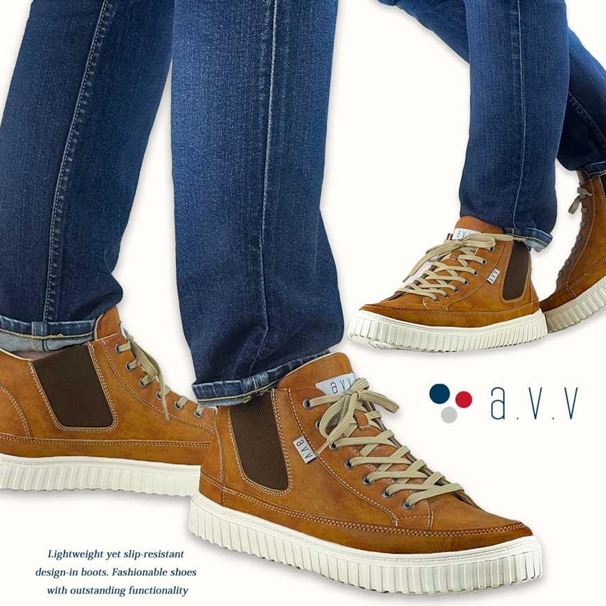 防水スニーカー レインスニーカー レインシューズ ブーツ メンズ 雨靴 防水 耐滑 雨 黒 | a.v.v | 14