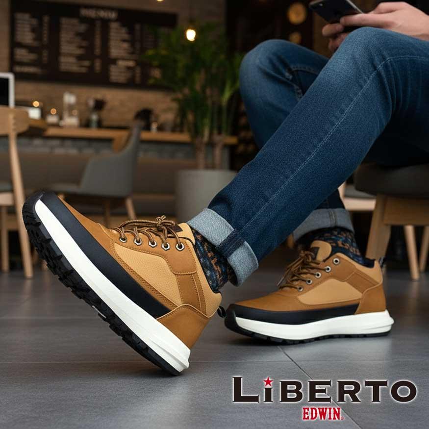 EDWIN（エドウィン） スニーカー メンズ レインシューズ レインブーツ