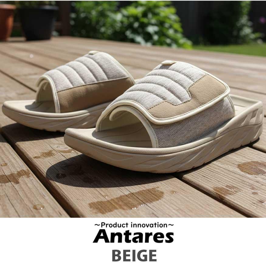 サンダル メンズ 厚底 スニーカー サボサンダル コンフォートサンダル スライドサンダル かかとなし 軽量 幅広 甲高 Antares ブランド |  | 13