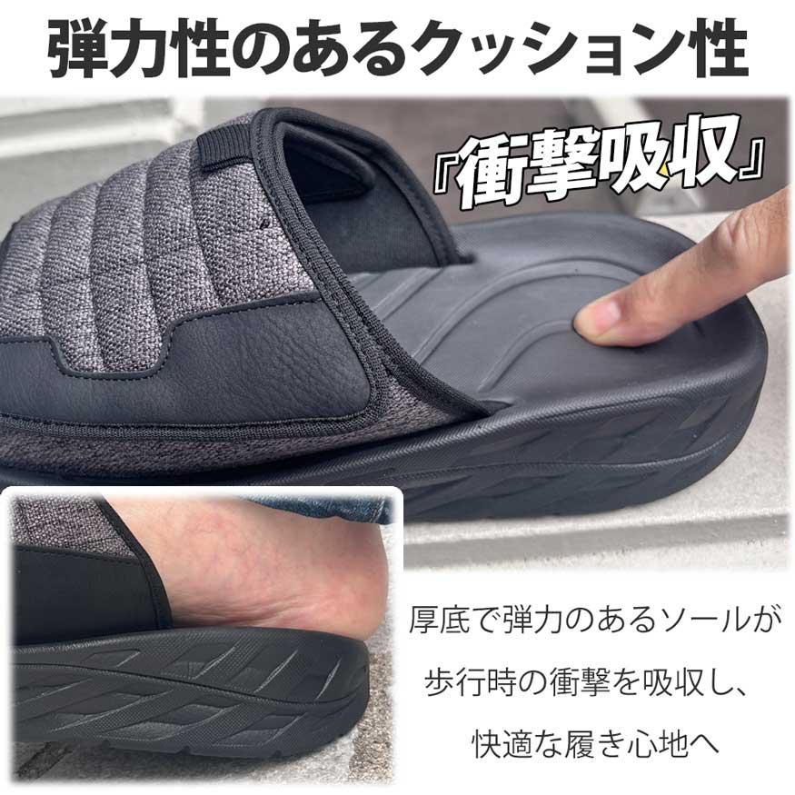 サンダル メンズ 厚底 スニーカー サボサンダル コンフォートサンダル スライドサンダル かかとなし 軽量 幅広 甲高 Antares ブランド |  | 06