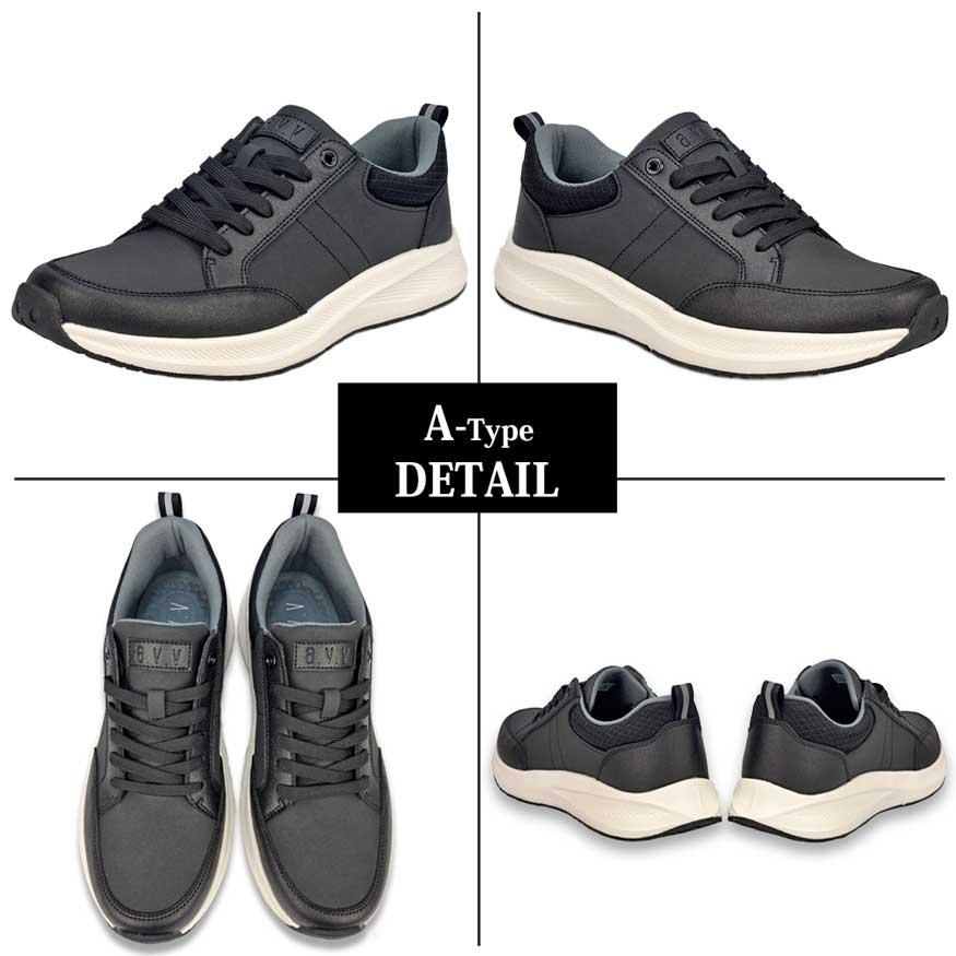 爆買 スニーカー スリッポン メンズ ウォーキング 軽量 軽い 厚底 通気性 ドライメッシュ クッション性 a.v.vブランド | a.v.v | 10