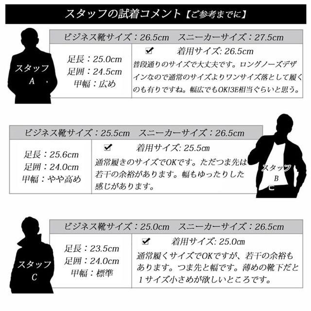 ビジネスシューズ メンズ 革靴 黒 幅広 3e ロングノーズ レースアップ ストレートチップ モンクストラップ 大きいサイズ 28cm 29cm迄 |  | 12
