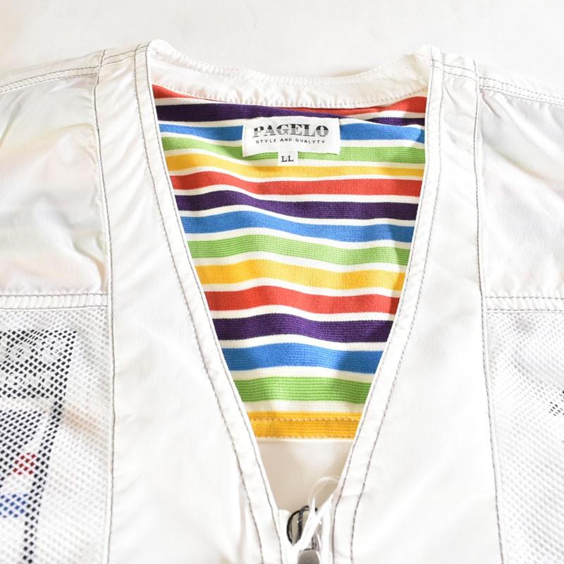 ANGELO（アンジェロ） PAGELO パジェロ ベスト メンズ 春夏 ジップ