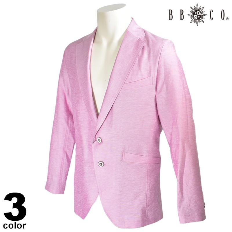 セール 30%OFF BBCO ビビコ 長袖 テーラードジャケット メンズ 春夏 麻 