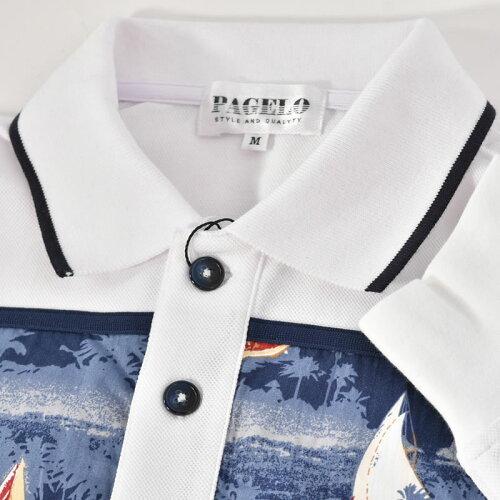 ANGELO セール60%OFF PAGELO パジェロ 長袖ポロシャツ メンズ 春夏 