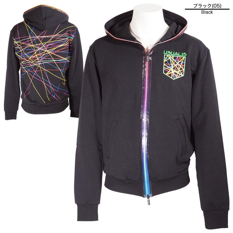 USUALIS　ウザリス USUALIS　パーカー　アウター　オシャレ　キラキラ USUALIS ウザリス USUALIS パーカー アウター オシャレ キラキラ