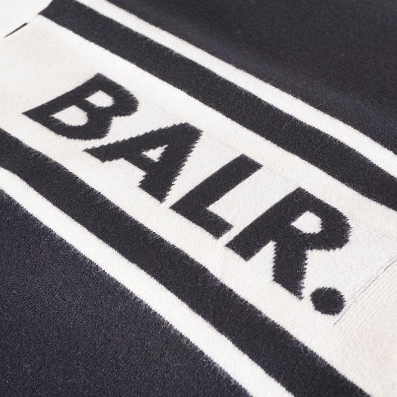 BALR. ボーラー マフラー メンズ 秋冬 ボーダー ロゴ 08-0401-52｜realtree｜03