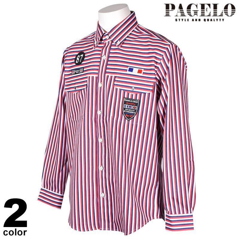 ANGELO PAGELO パジェロ 長袖 カジュアル メンズ 2021秋冬 ボタン 