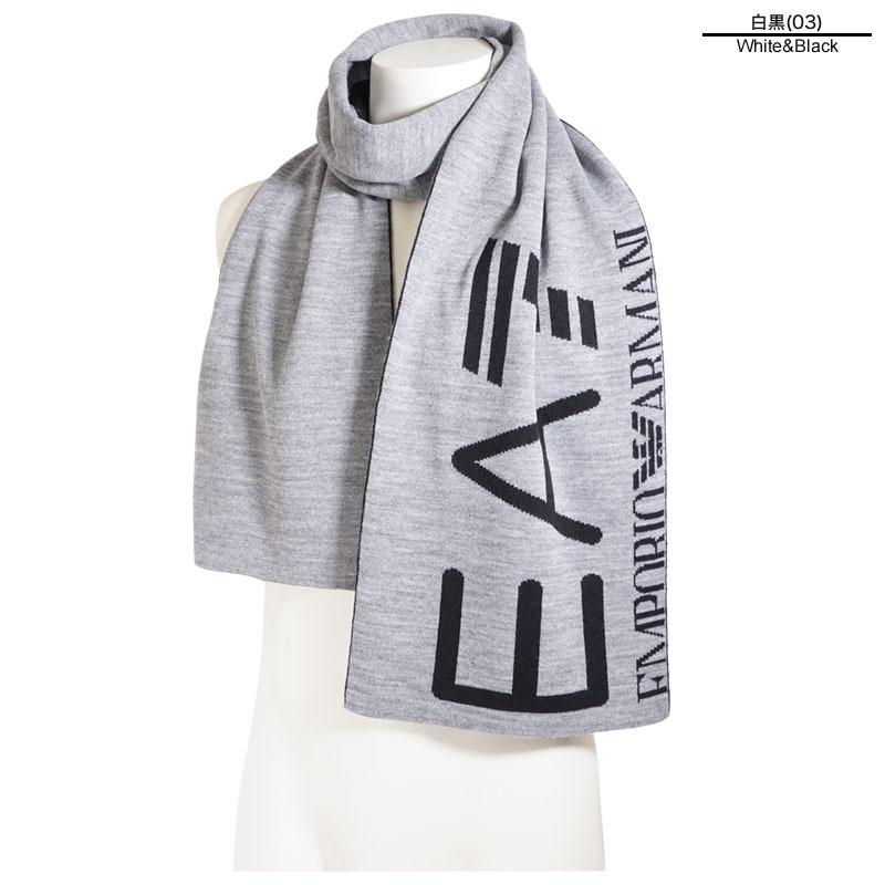 EA7 EMPORIO ARMANI エンポリオ アルマーニ マフラー メンズ 秋冬