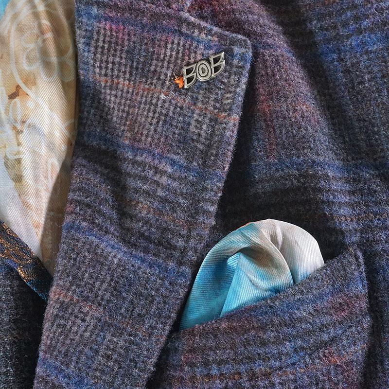 美品 BOB イタリア製 テーラードジャケット ネイビー 高級感 人気 メンズ bin-1_scorpion2266-kon