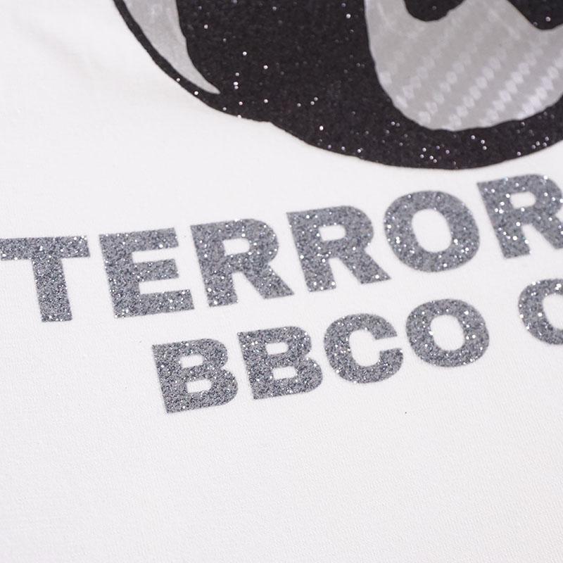 セール 30%OFF BBCO ビビコ 半袖 カットソー メンズ 春夏 クルーネック パンダデザイン ラメ ロゴ 31-2504-01 ポリウレタン5%