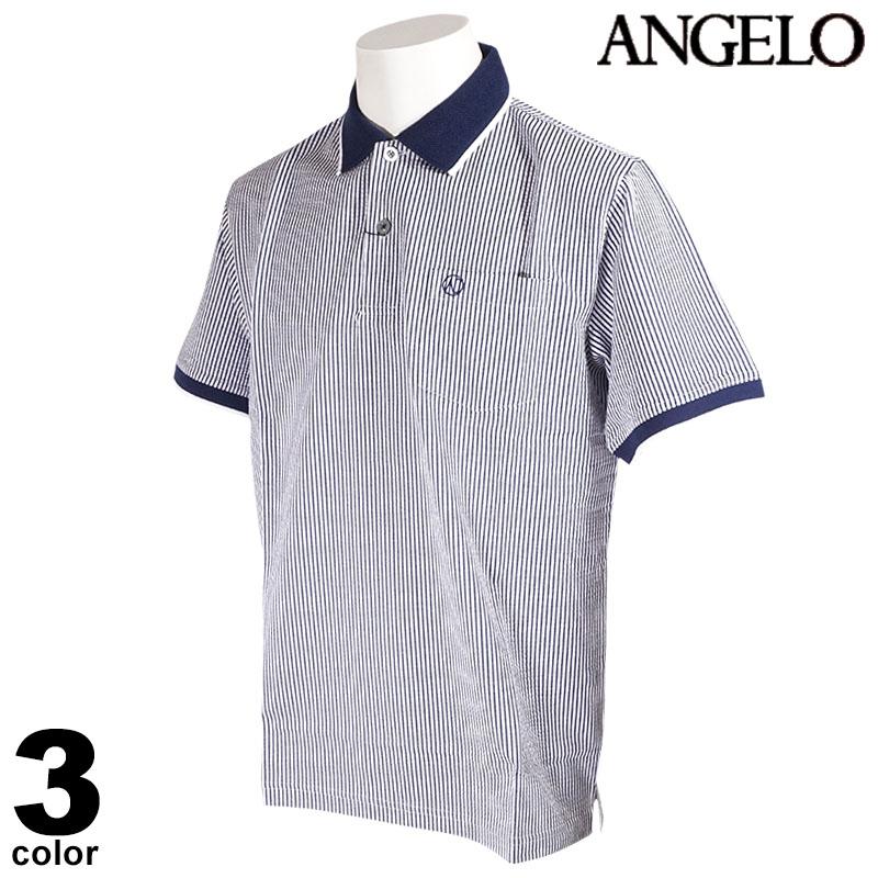 セール 30%OFF ANGELO アンジェロ 半袖 ポロシャツ メンズ 春夏