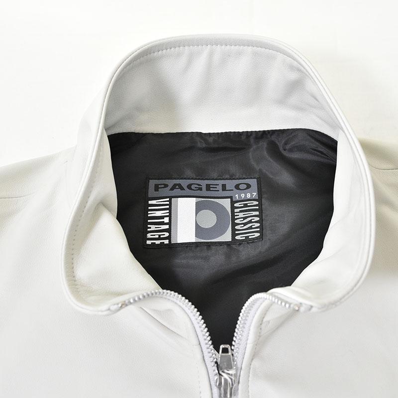 PAGELO 羊革ブラックレザージャケット LLサイズ 楽天市場