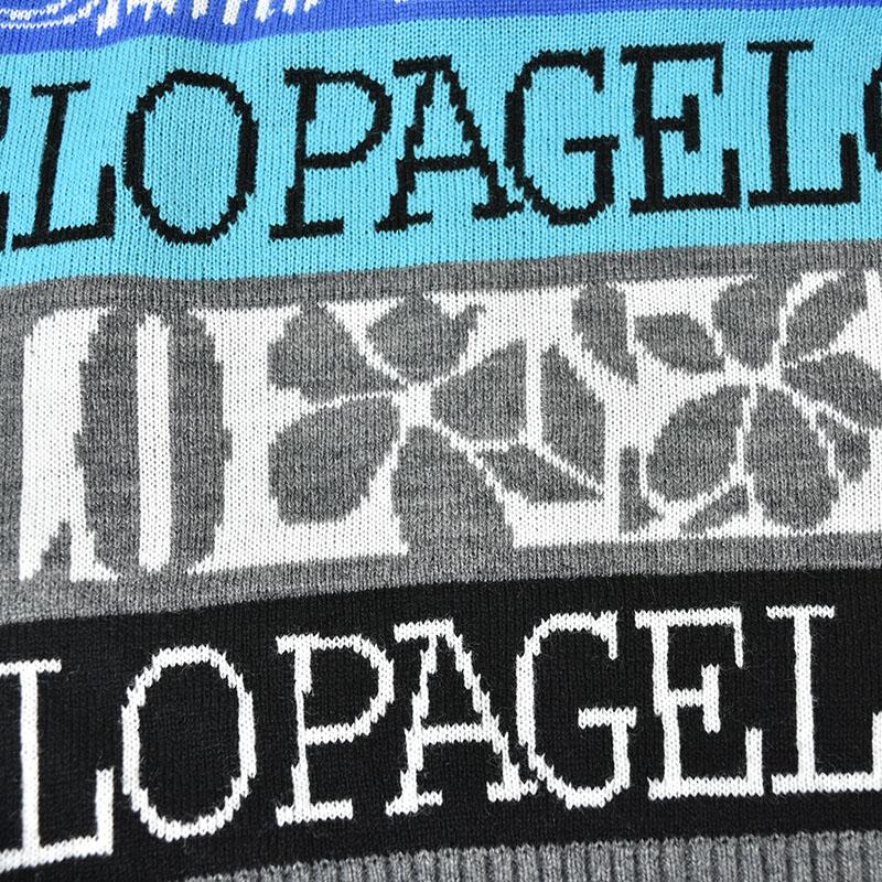 PAGELO 星柄ロゴニットセーター M パジェロ セーター PAGELO