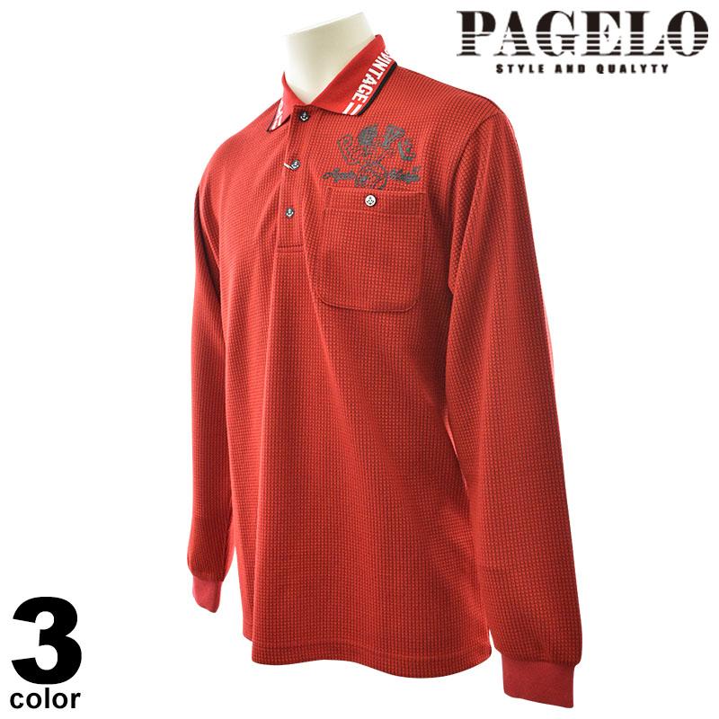 ANGELO（アンジェロ） PAGELO パジェロ 長袖 ポロシャツ メンズ 2024 