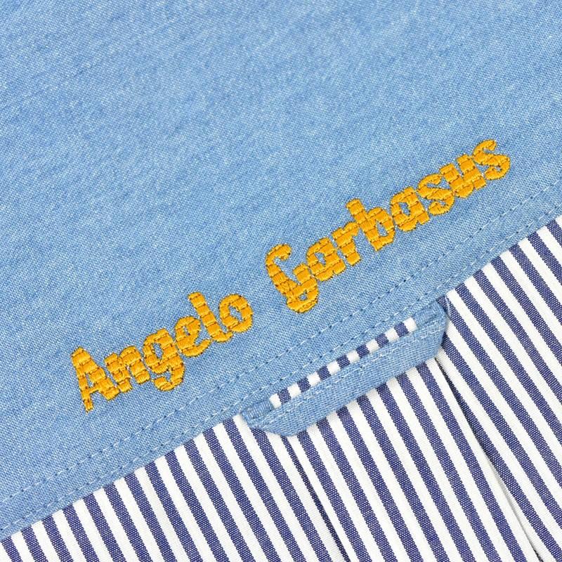 セール 70%OFF ANGELO GARBASUS アンジェロ ガルバス メンズ 秋冬 ボタンダウンシャツ(長袖) ゴルフ ロゴ ワッペン ストライプ 切替 キャラクター 85-1102-03｜realtree｜09