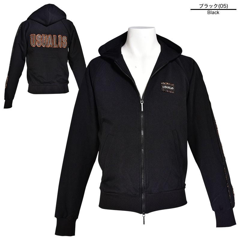 USUALIS（ウザリス） セール 60%OFF 長袖スウェットパーカー メンズ 