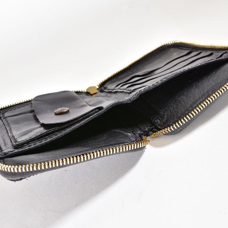CAMPOMAGGI カンポマッジ 牛革 財布 秋冬 ロゴ a0-0201-38-05 : メンズ 