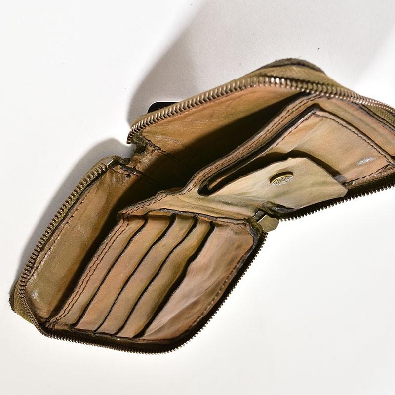 CAMPOMAGGI カンポマッジ 牛革 財布 秋冬 ロゴ a0-0201-38-87