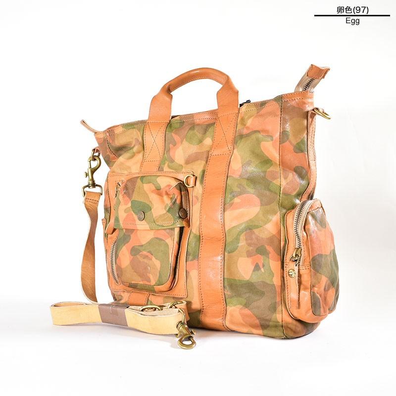 CAMPOMAGGI ショルダーバッグ CAMPOMAGGI（カンポマッジ） キャンバス×リアルレザー