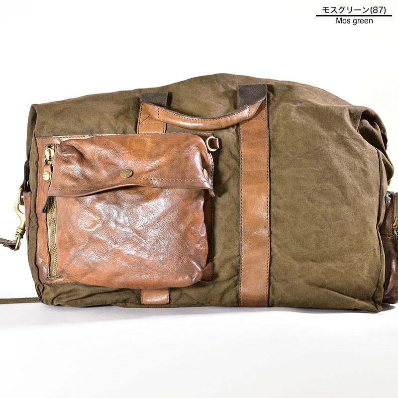 CAMPOMAGGI（カンポマッジ） 牛革 ボストン 2019秋冬 内ポケット2個 外