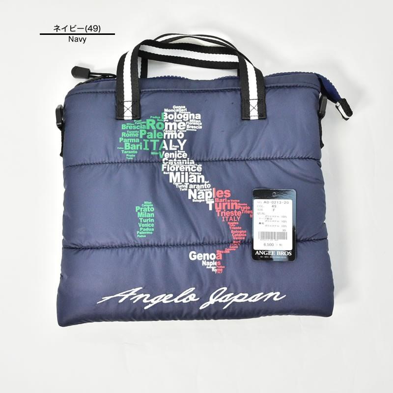 ANGEE BROS アンジーブロス 2wayバッグ ショルダー ストラップ付 ロゴ 