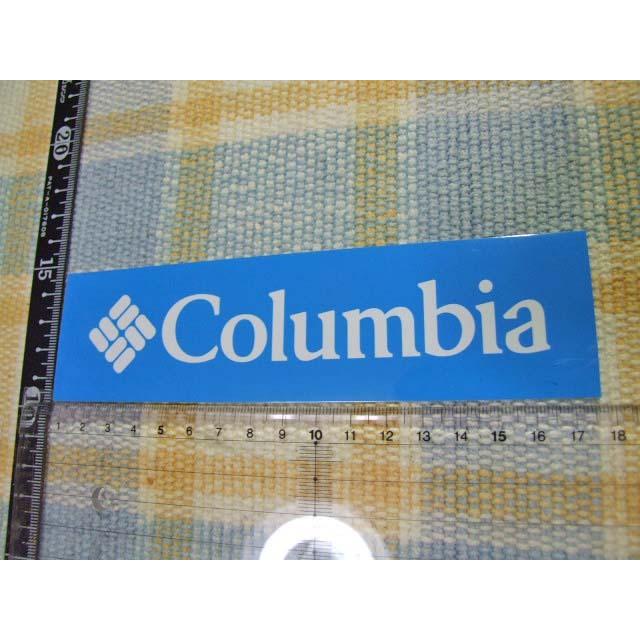 【超ポイントバック祭】 Columbia コロンビア 黒文字柄 ステッカー シール