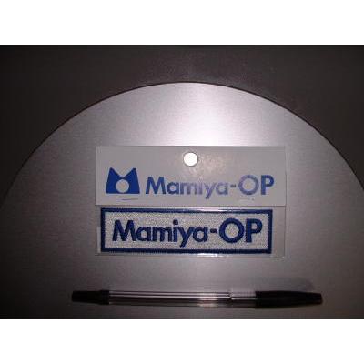 Mamiya-OP/マミヤ！長方形ワッペン : レア物商会・健美堂 - 通販 