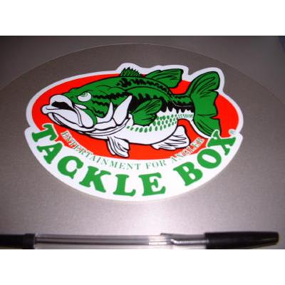 TackleBox/タックルボックス！ブラックバスステッカー（中） : レア物