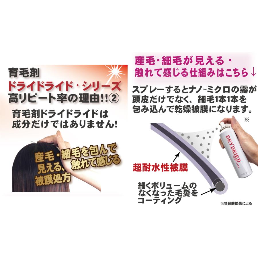 育毛剤 発毛促進剤 ドライドライド クイックインパクト120mL 薄毛 AGA