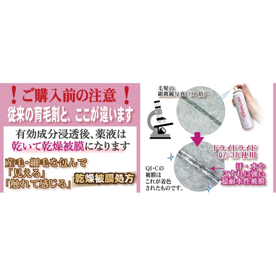 育毛剤 発毛促進剤 ドライドライド クイックインパクト120mL 薄毛 AGA