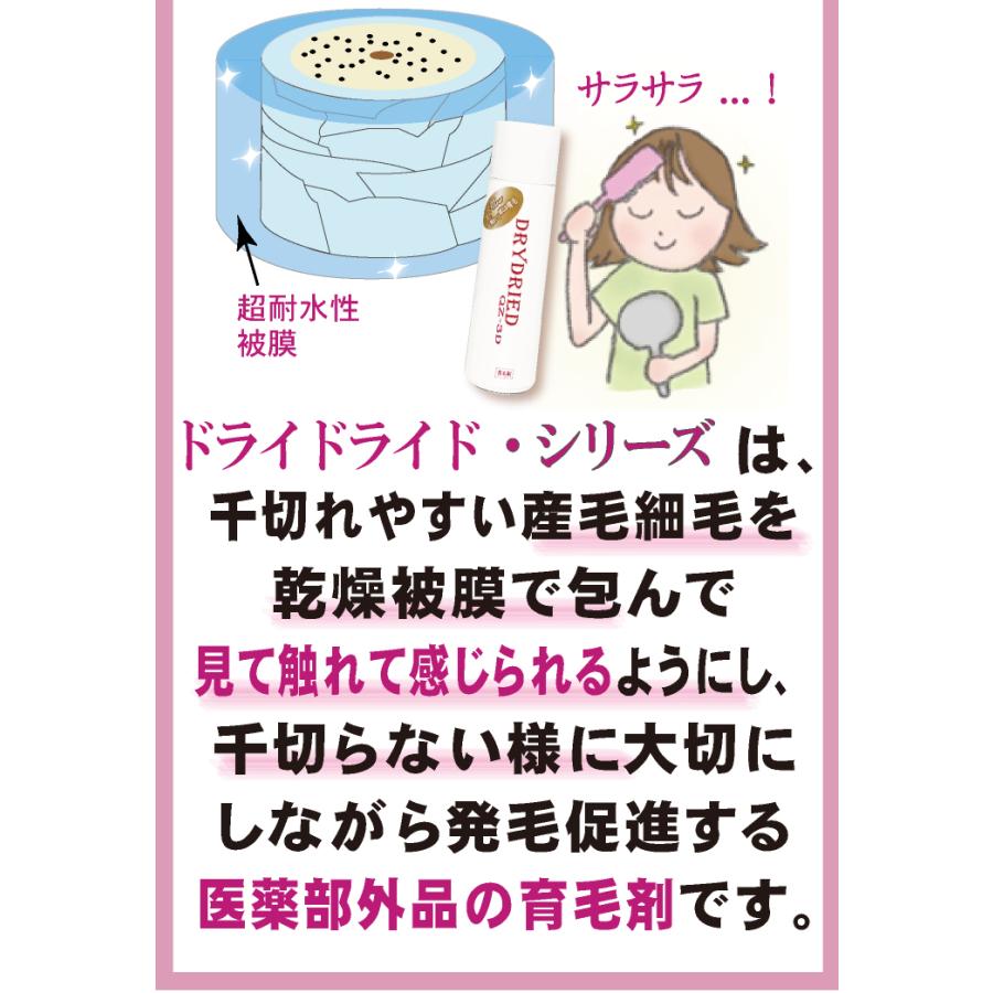 育毛剤 発毛促進剤 ドライドライド クイックインパクト120mL 薄毛 AGA