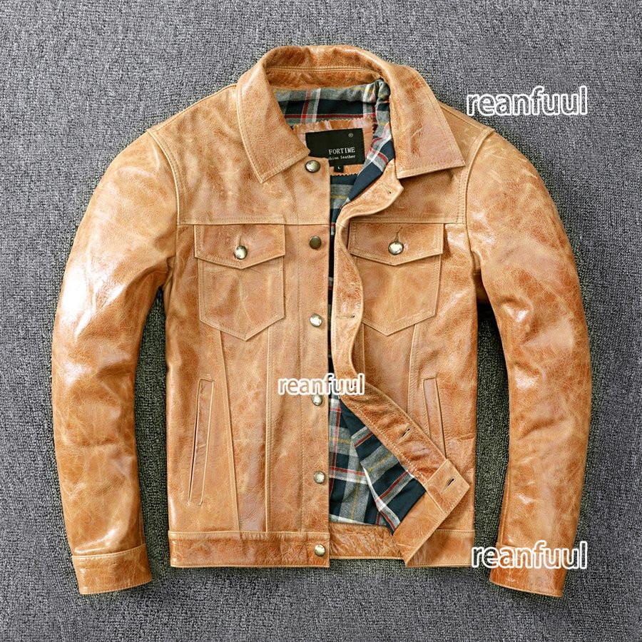 ランキング上位のプレゼント 革ジャン すっきりしたデザインでスマートな シングル レザージャケット ミリタリー ジャケット ブランド フード付き 細身 スリムタイプ ショート シングル 牛革 ライダース バイク 本革 メンズ ジャケット Thenie Org