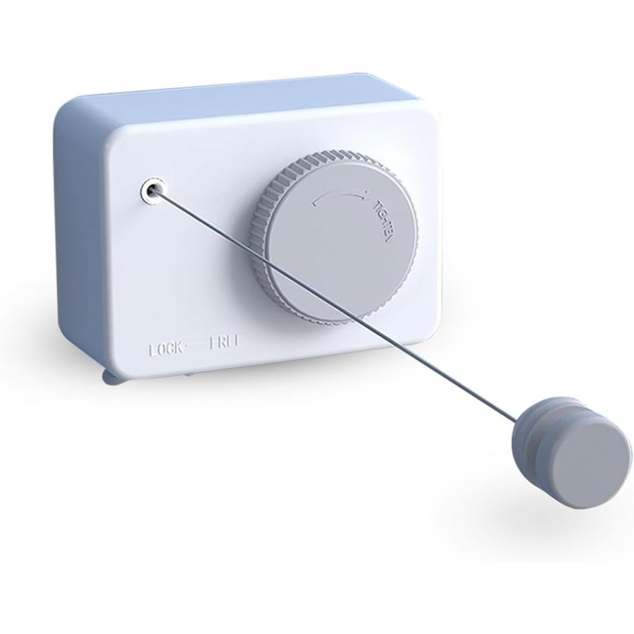 物干しワイヤー 梅雨対策 防犯 室内物干しワイヤー 壁付け物干し 4.3m たるみ除去機能 ゆっくり自動巻き戻し 洗濯物干し 室内ぼし｜REAPRI