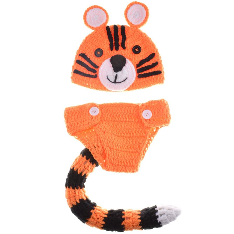 ニューボーンフォト トラ 虎 寅 とら コスチューム 22年 赤ちゃん コスプレ 訳あり商品 着ぐるみ ベビー 帽子 干支 ベビー服