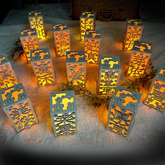 お名前ランプカバー*桃の節句* 名入れ ぼんぼり 初節句 ひな祭り 名前