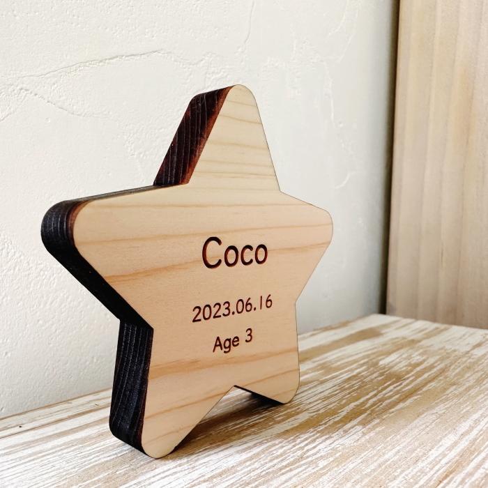 Memorial Wood 一番星　木製ペット位牌 犬 猫 うさぎ ハムスター ハリネズミ 名入れ ナチュラル モダン インテリア コンパクト 記念 モダン仏具 天然木 |  | 04