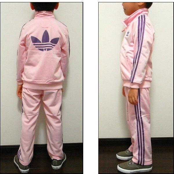 アディダス/adidas/ジャージ上下/キッズ/originals/オリジナルス/ベビー/子供/FIRE BIRD TRACK SUIT/ピンク/ファイヤーバード/セットアップ/X51447｜reason｜02