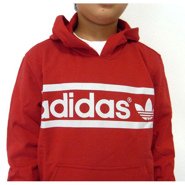 アディダス adidas パーカー キッズ スウェット JR.LOGO HOODIE プルオーバー オリジナルス プルオーバー｜reason｜08