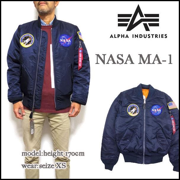 アルファ インダストリーズ alpha NASA MA-1 ジャケット メンズ :alp-012:REASON - 通販 - Yahoo!ショッピング