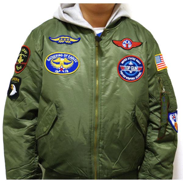 Alpha Industries アルファ キッズ MA-1 フライトジャケット Alpha Industries アルファ キッズ MA-1 フライトジャケット