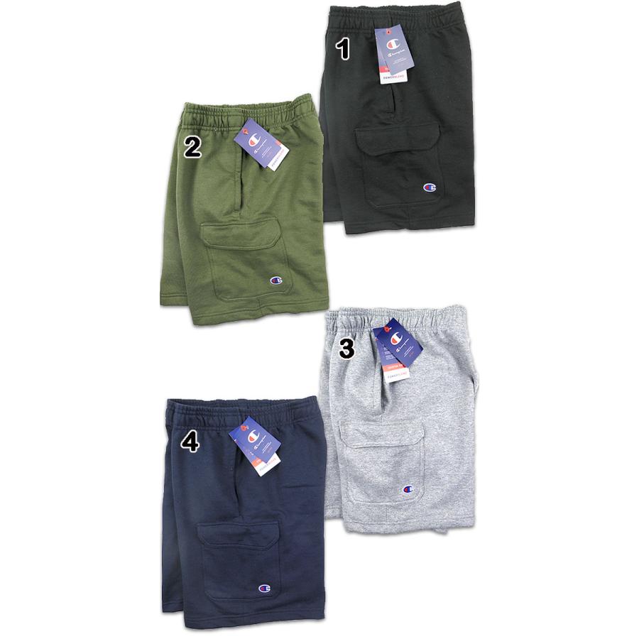 チャンピオン ハーフパンツ メンズ スウェットパンツ カーゴ Champion 8" CARGO SHORTS ブランド Powerblend  usa｜reason｜07